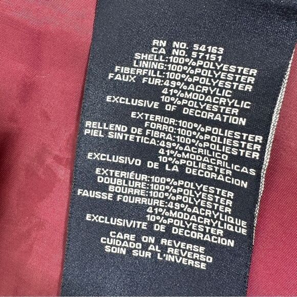 Tommy Hilfiger Quilted Puffer Coat Black XS Long Line Winter Snow - Picture 12 of 14